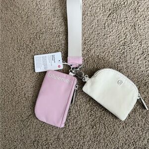 lululemon athletica Pink and Cream Accessory Set